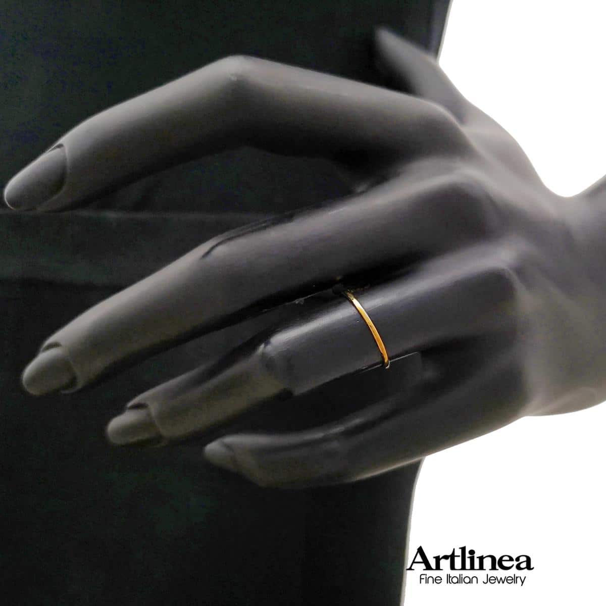 Fede in oro 18kt larga 1,20 mm